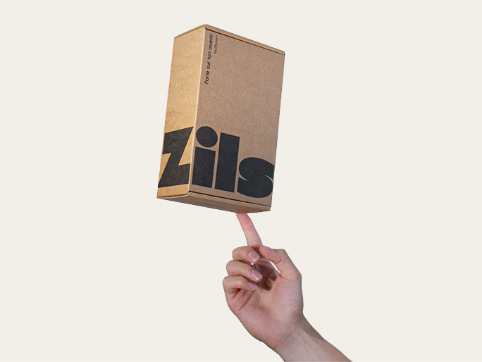 Zils — packaging boîte